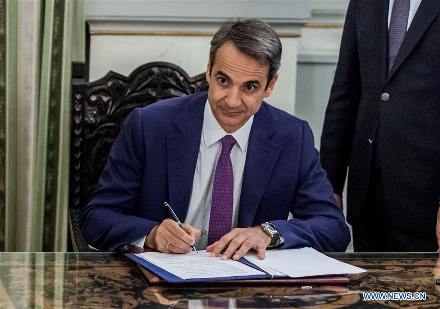 GREECE-ATHENS-GOVERNMENT-SWEARING-IN CEREMONY