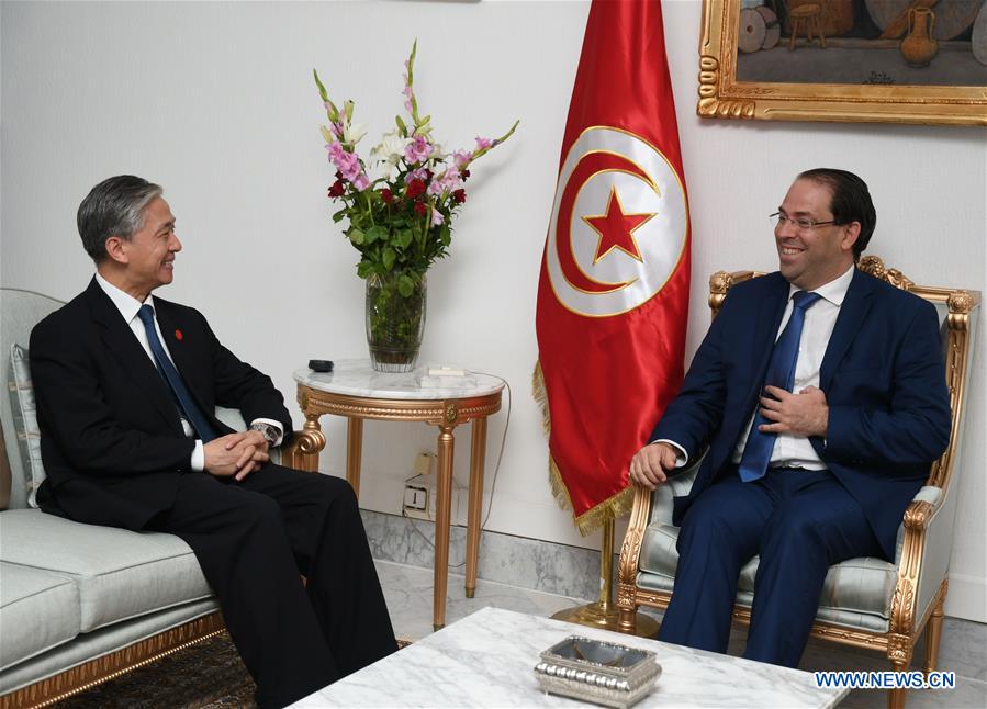 TUNISIA-TUNIS-PM-CHINESE AMBASSADOR-MEETING