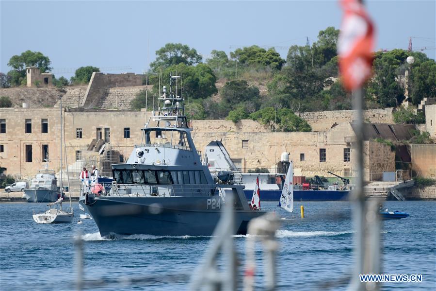 MALTA-FLORIANA-RESCUED MIGRANTS-DISEMBARKATION