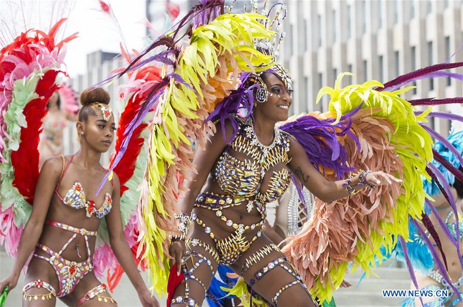 2019 Toronto Caribbean Carnival held in Toronto, Canada Xinhua