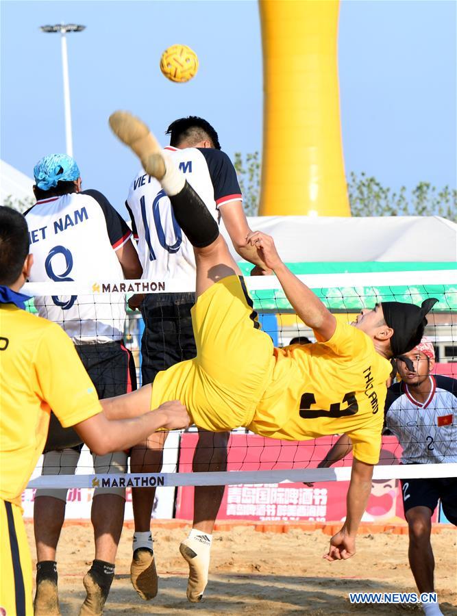 (SP)CHINA-QINGDAO-SEPAKTAKRAW-ASIAN BEACH CHAMPIONSHIP