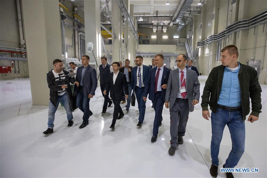 UKRAINE-KIEV-CHERNOBYL NUCLEAR POWER PLANT-NEW SAFE CONFINEMENT-PRESENTED TO UKRAINE