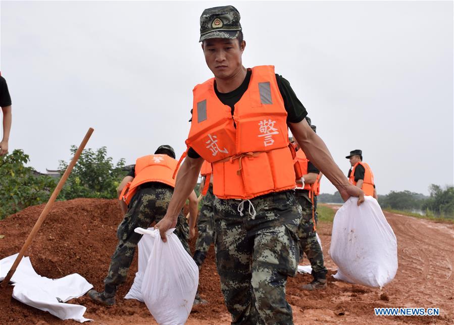 #CHINA-JIANGXI-FLOOD CONTROL MEASURES (CN)