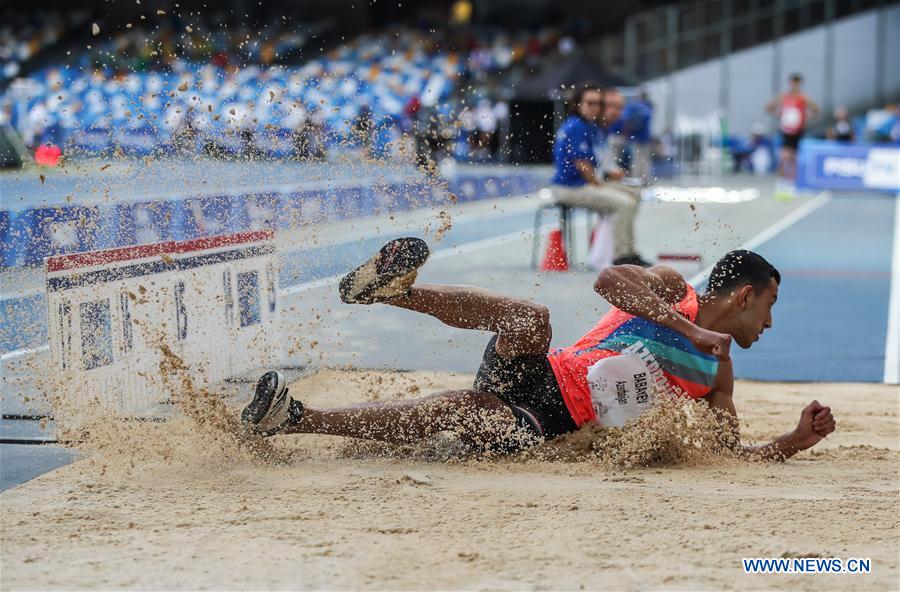 (SP)ITALY-NAPLES-SUMMER UNIVERSIADE 2019-ATHLETICS-MEN'S TRIPLE JUMP