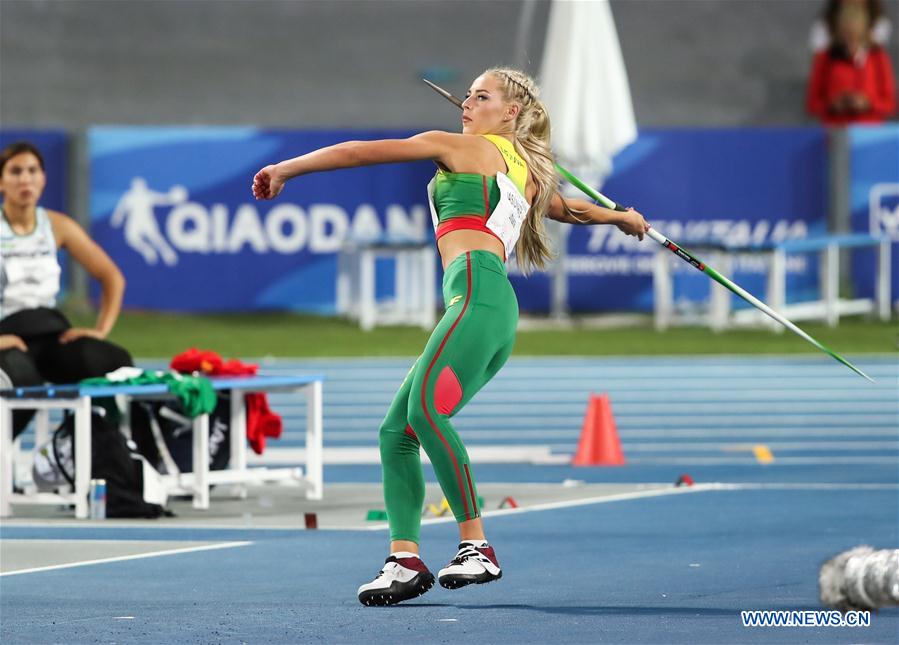 (SP)ITALY-NAPLES-SUMMER UNIVERSIADE 2019-ATHLETICS-WOMEN'S JAVELIN THROW