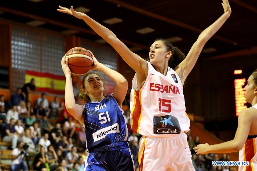 (SP)BOSNIA AND HERZEGOVINA-SARAJEVO-BASKETBALL-U18 WOMEN'S EUROPEAN CHAMPIONSHIP-BIH VS SPAIN