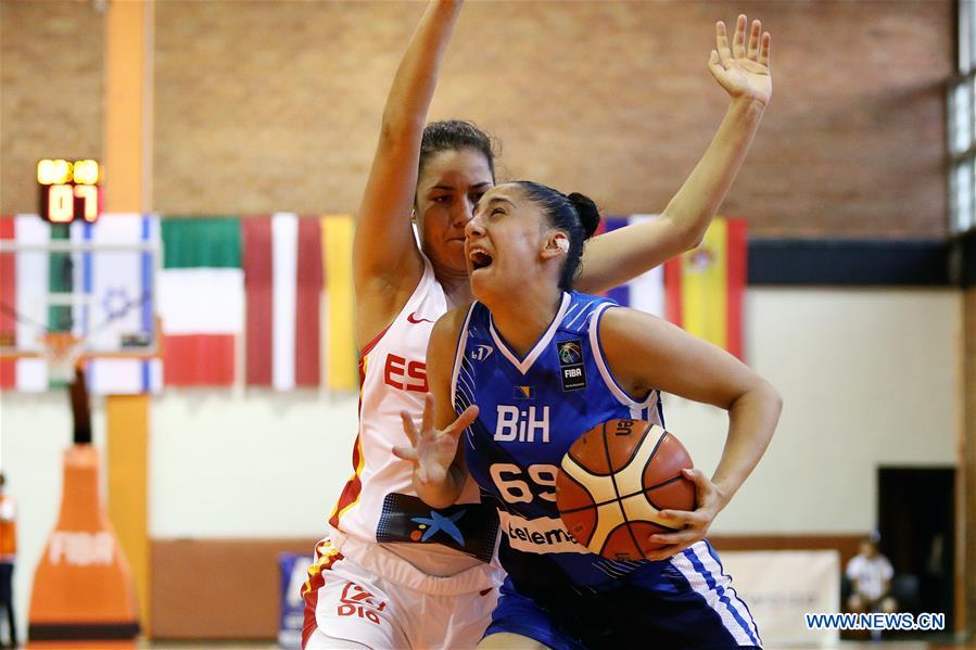 (SP)BOSNIA AND HERZEGOVINA-SARAJEVO-BASKETBALL-U18 WOMEN'S EUROPEAN CHAMPIONSHIP-BIH VS SPAIN