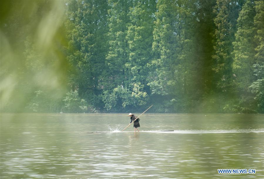 CHINA-ZHEJIANG-HANGZHOU-BAMBOO-CROSSING RIVER (CN)