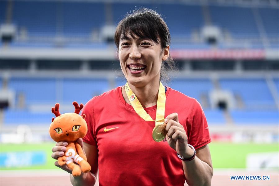 (SP)CHINA-SHENYANG-ATHLETICS-WOMEN'S JAVELIN THROW