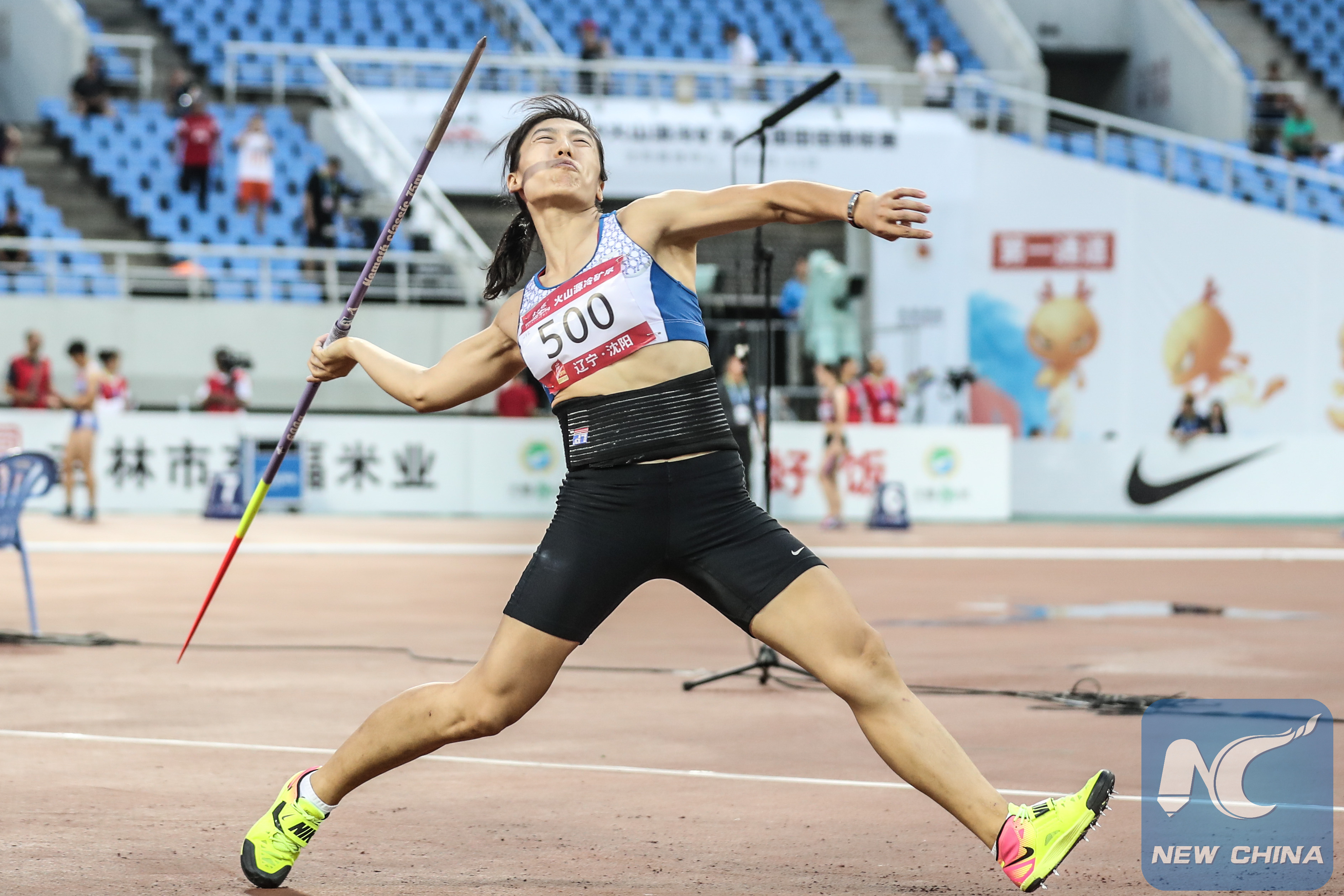 Lv Huihui sets up women's javelin Asian record Xinhua English.news.cn