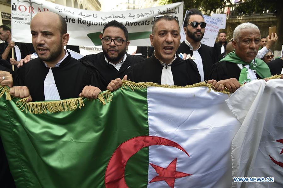 ALGERIA-ALGIERS-LAWYERS-MARCH