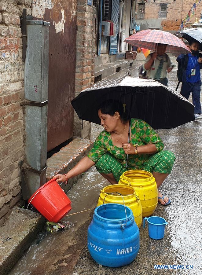 NEPAL-KATHMANDU-MONSOON-RAINFALL