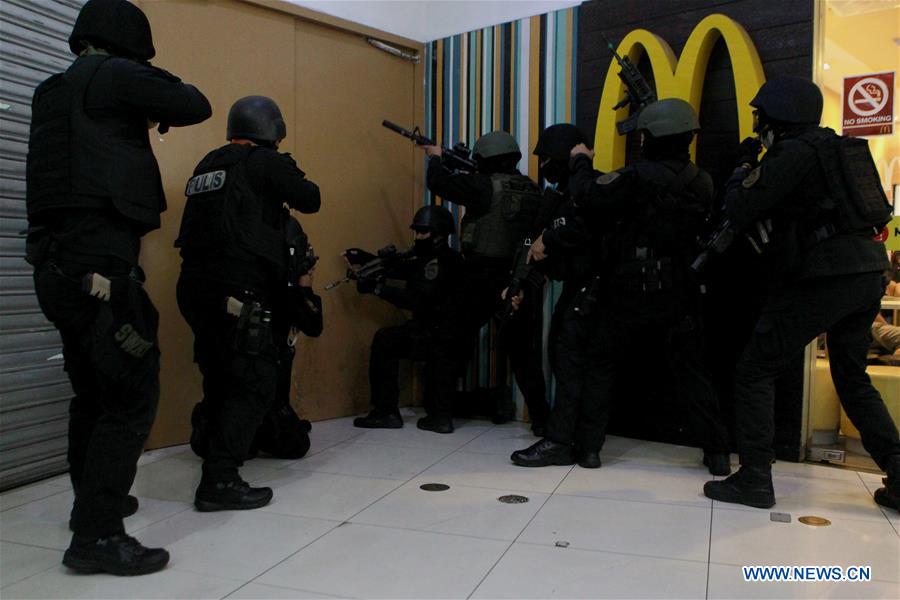 PHILIPPINES-MANDALUYONG CITY-ANTI-TERRORISM DRILL