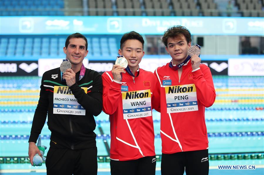 (SP)SOUTH KOREA-GWANGJU-FINA WORLD CHAMPIONSHIPS-DIVING-MEN'S 1M SPRINGBOARD