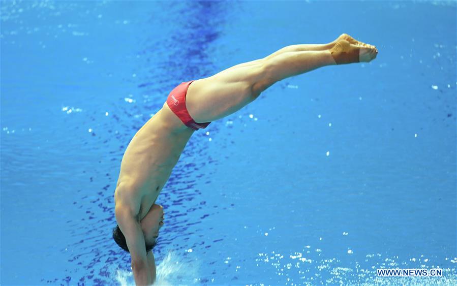 (SP)SOUTH KOREA-GWANGJU-FINA WORLD CHAMPIONSHIPS-DIVING-MEN'S 1M SPRINGBOARD