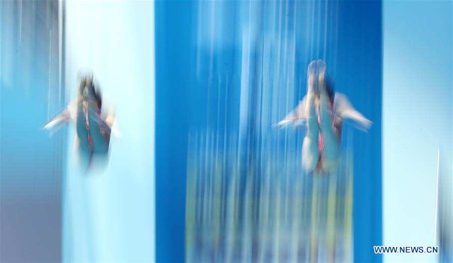 (SP)SOUTH KOREA-GWANGJU-FINA WORLD CHAMPIONSHIPS-DIVING-WOMEN'S 10M SYNCHRONISED FINAL