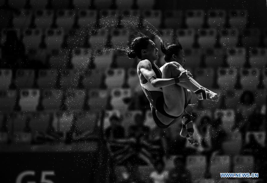 (SP)SOUTH KOREA-GWANGJU-FINA WORLD CHAMPIONSHIPS-DIVING-WOMEN'S 10M SYNCHRONISED FINAL