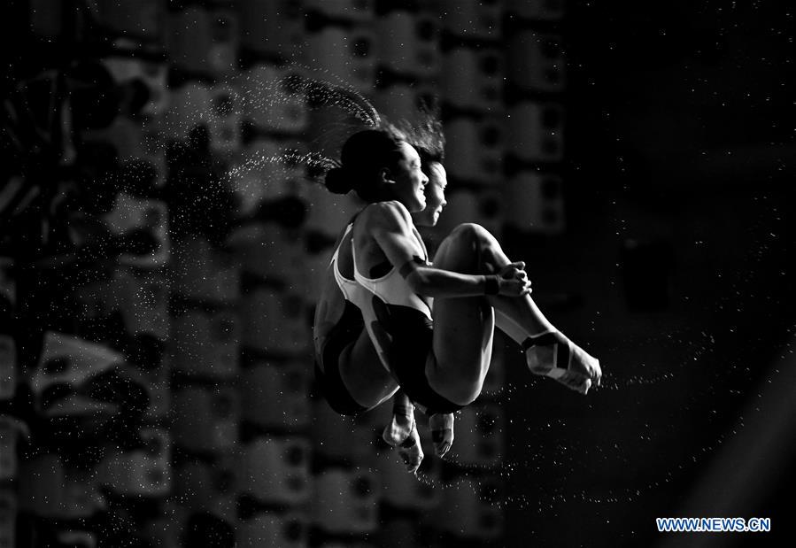 (SP)SOUTH KOREA-GWANGJU-FINA WORLD CHAMPIONSHIPS-DIVING-WOMEN'S 10M SYNCHRONISED FINAL
