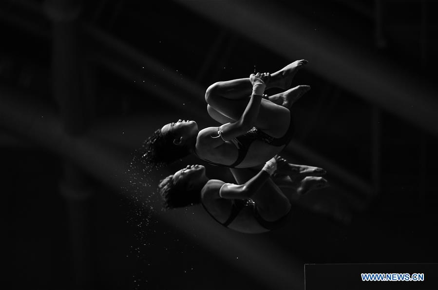 (SP)SOUTH KOREA-GWANGJU-FINA WORLD CHAMPIONSHIPS-DIVING-WOMEN'S 10M SYNCHRONISED FINAL