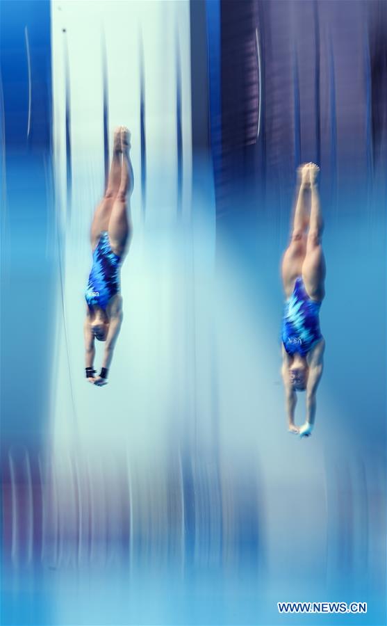 (SP)SOUTH KOREA-GWANGJU-FINA WORLD CHAMPIONSHIPS-DIVING-WOMEN'S 10M SYNCHRONISED FINAL