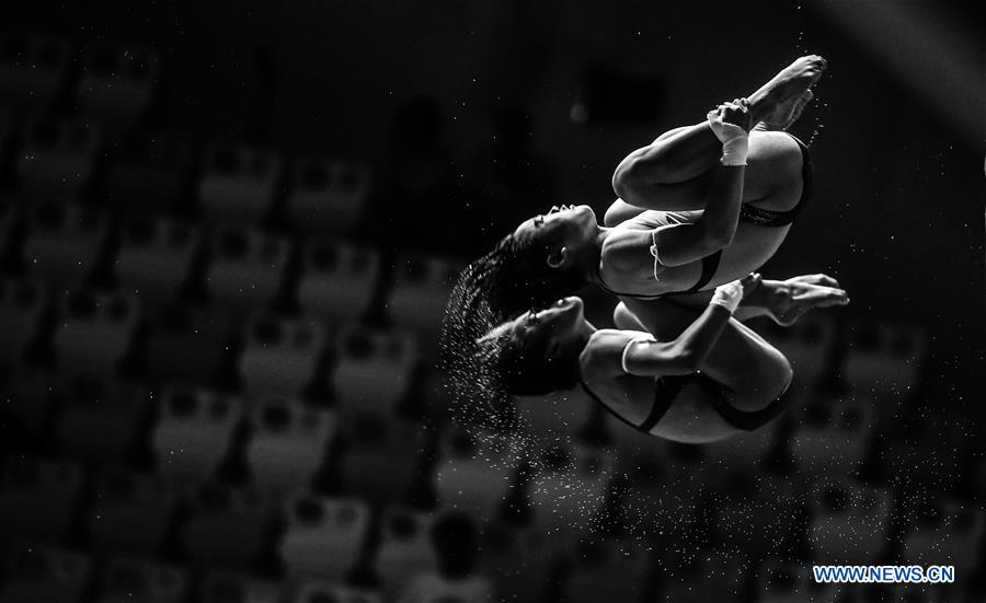 (SP)SOUTH KOREA-GWANGJU-FINA WORLD CHAMPIONSHIPS-DIVING-WOMEN'S 10M SYNCHRONISED FINAL