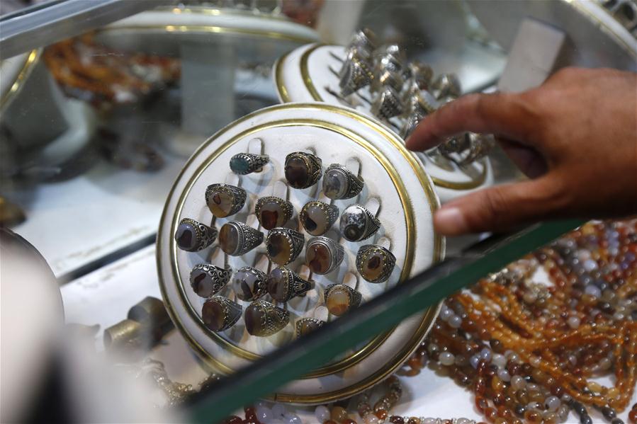 YEMEN-SANAA-AGATE MANUFACTURE-DECLINE