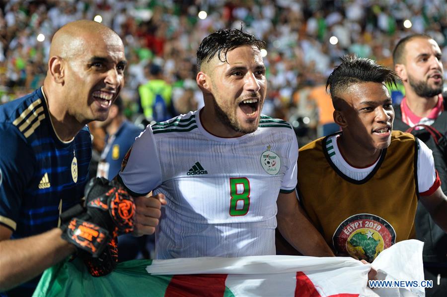 (SP)EGYPT-CAIRO-SOCCER-AFRICA CUP-SEMI FINALS-ALGERIA VS NIGERIA