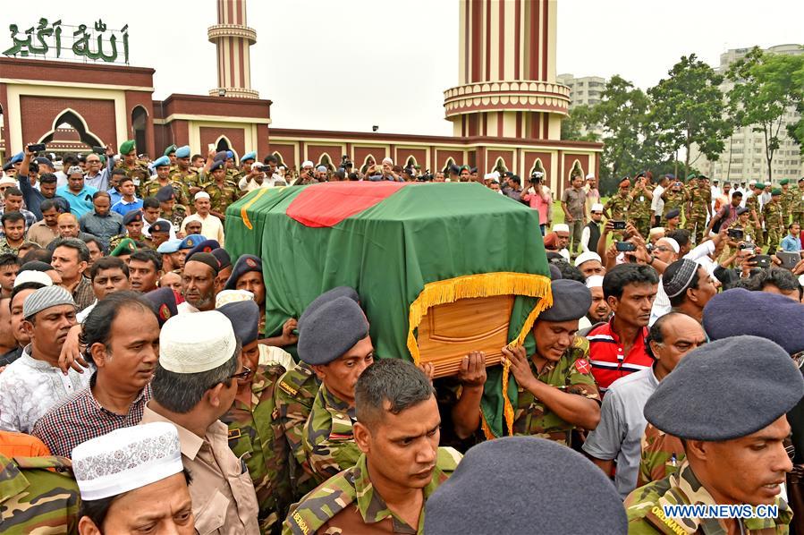 BANGLADESH-DHAKA-EX-PRESIDENT-FUNERAL