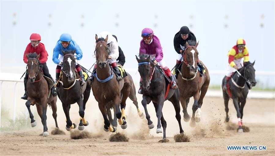 (SP)INNER MONGOLIA-HOHHOT-NATIONAL TRADITIONAL GAMES OF ETHNIC MINORITIES-8,000M HORSE RACING