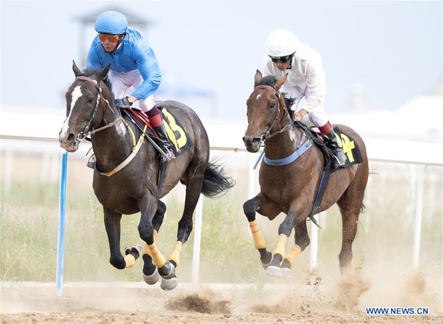 (SP)INNER MONGOLIA-HOHHOT-NATIONAL TRADITIONAL GAMES OF ETHNIC MINORITIES-8,000M HORSE RACING
