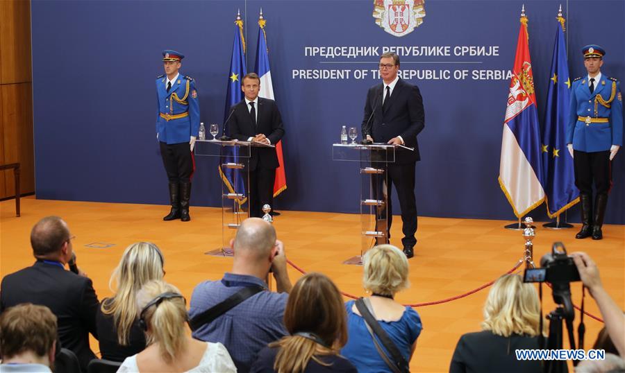 SERBIA-BELGRADE-FRANCE-PRESIDENT-VISIT