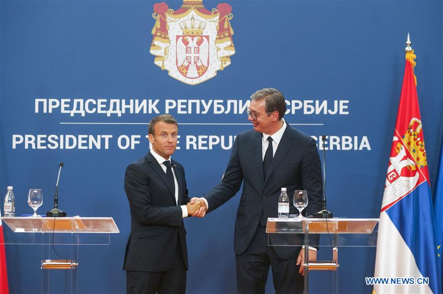 SERBIA-BELGRADE-FRANCE-PRESIDENT-VISIT