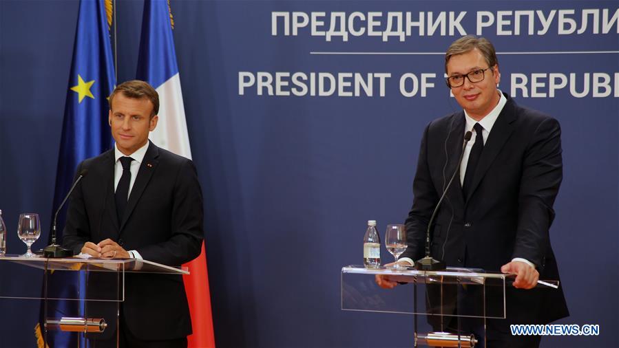 SERBIA-BELGRADE-FRANCE-PRESIDENT-VISIT