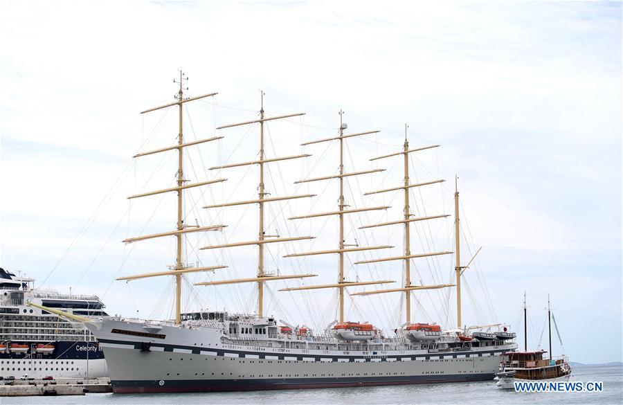 CROATIA-SPLIT-SAILING SHIP-FLYING CLIPPER