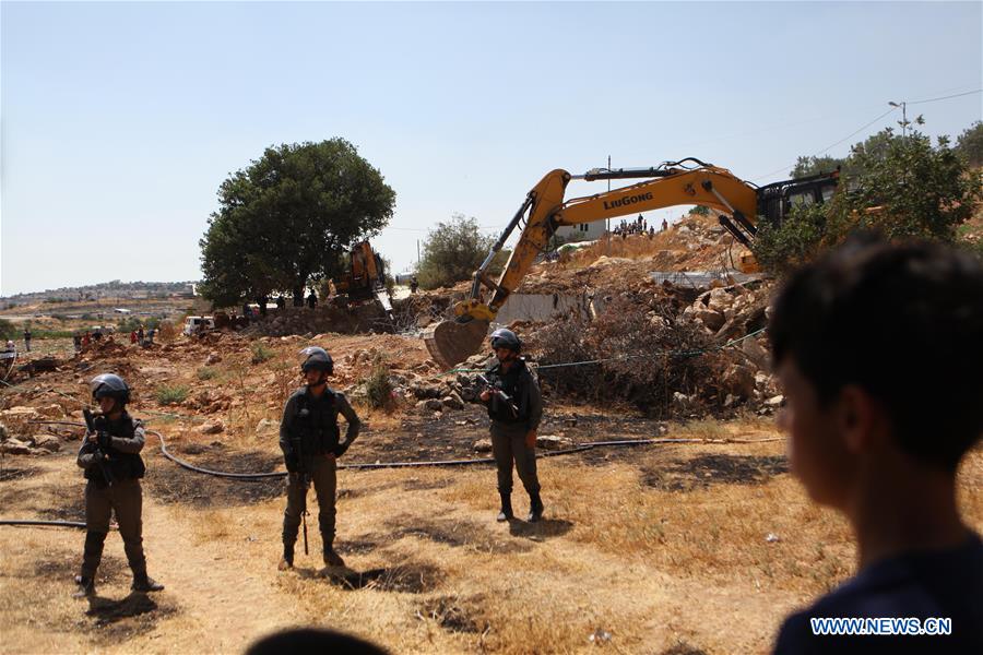 MIDEAST-HEBRON-WATER WELL-DEMOLITION