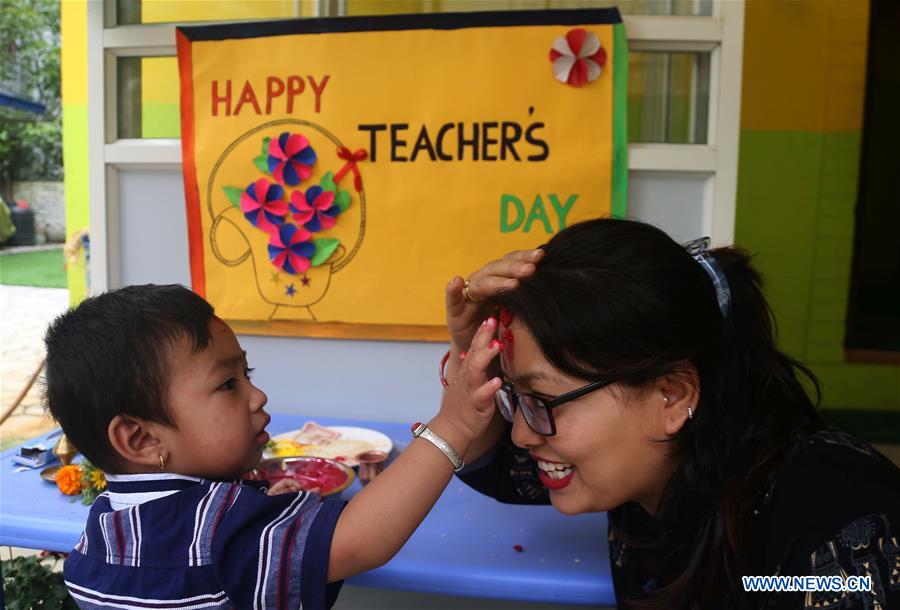 NEPAL-KATHMANDU-TEACHERS' DAY-CELEBRATION