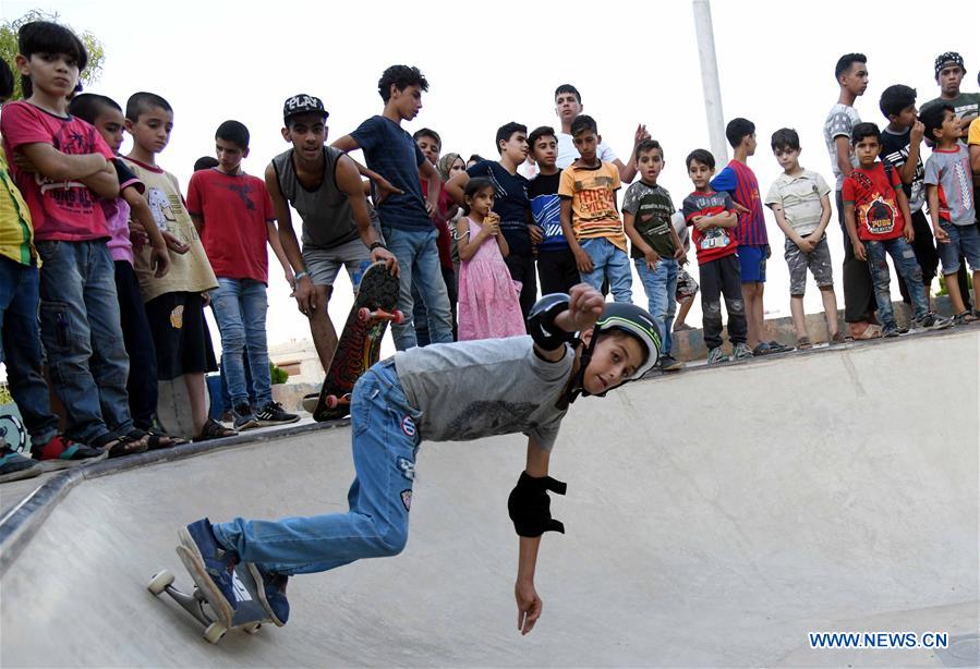 SYRIA-DAMASCUS-SKATEPARK