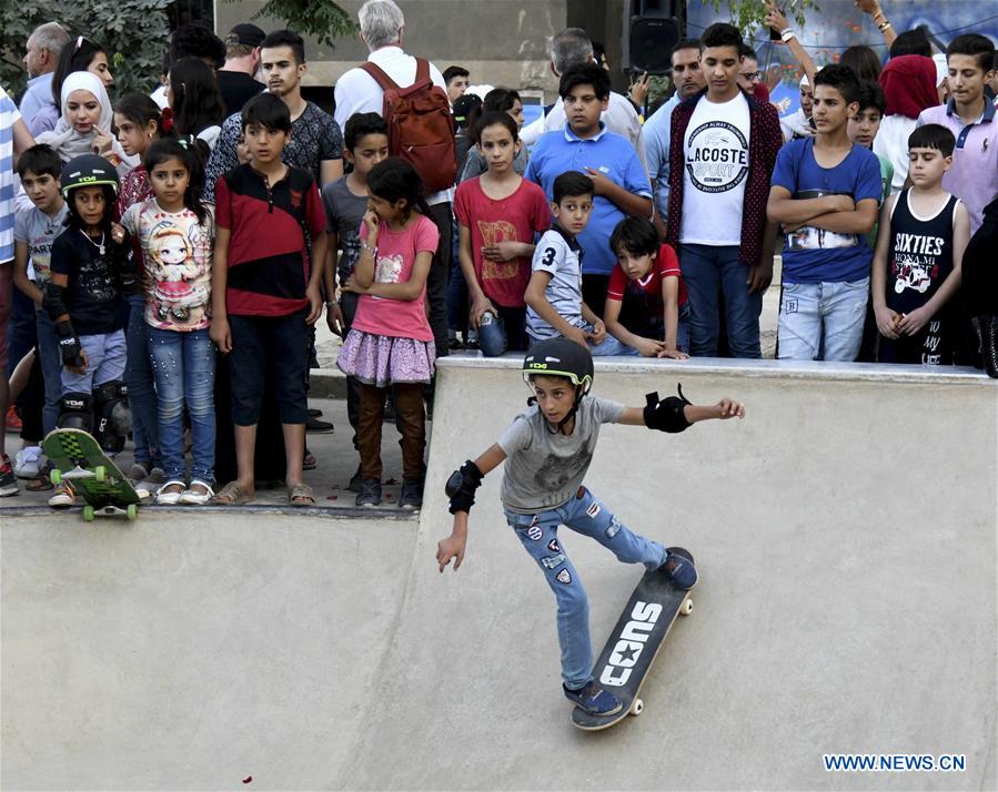 SYRIA-DAMASCUS-SKATEPARK