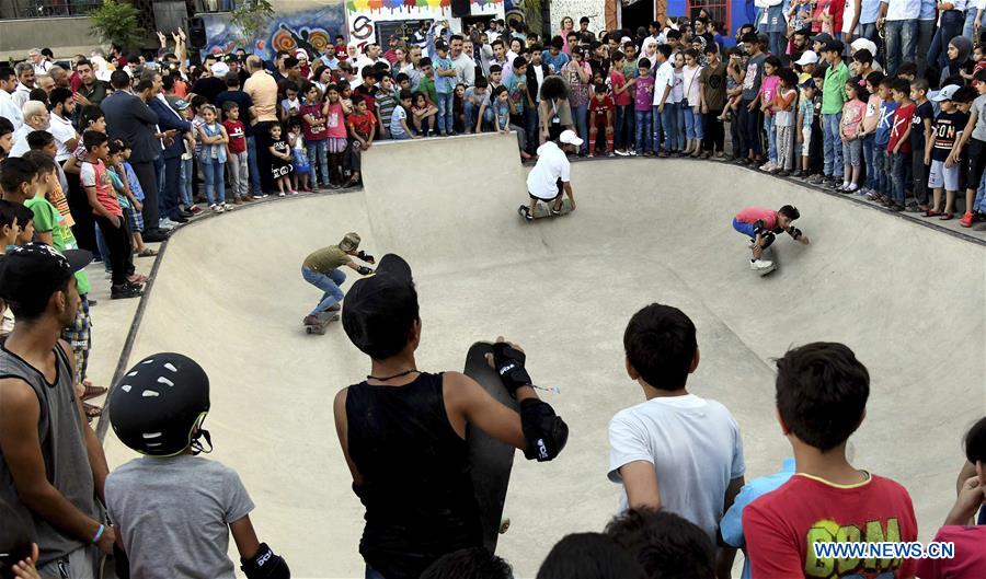 SYRIA-DAMASCUS-SKATEPARK