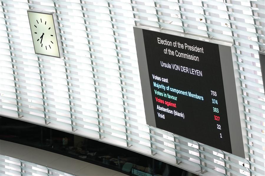 FRANCE-STRASBOURG-EUROPEAN COMMISSION-VON DER LEYEN-PRESIDENT-ELECT