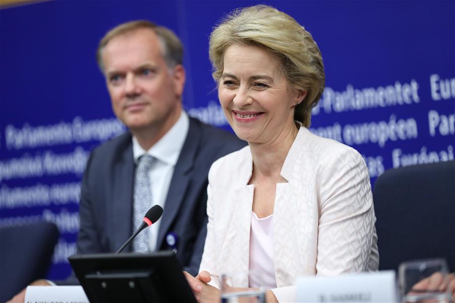 FRANCE-STRASBOURG-EUROPEAN COMMISSION-VON DER LEYEN-PRESIDENT-ELECT