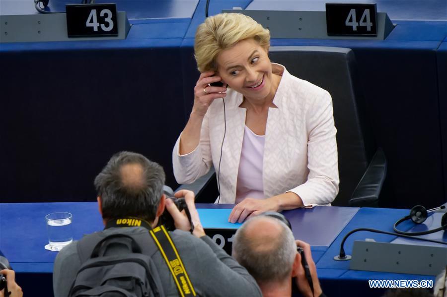 FRANCE-STRASBOURG-EUROPEAN COMMISSION-VON DER LEYEN-PRESIDENT-ELECT