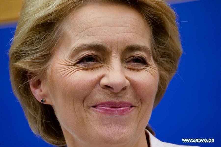 FRANCE-STRASBOURG-EUROPEAN COMMISSION-VON DER LEYEN-PRESIDENT-ELECT