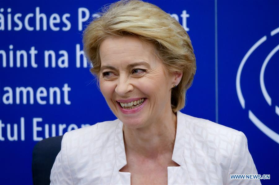 FRANCE-STRASBOURG-EUROPEAN COMMISSION-VON DER LEYEN-PRESIDENT-ELECT