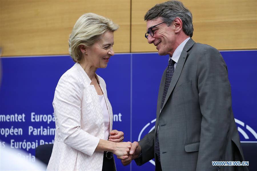 FRANCE-STRASBOURG-EUROPEAN COMMISSION-VON DER LEYEN-PRESIDENT-ELECT
