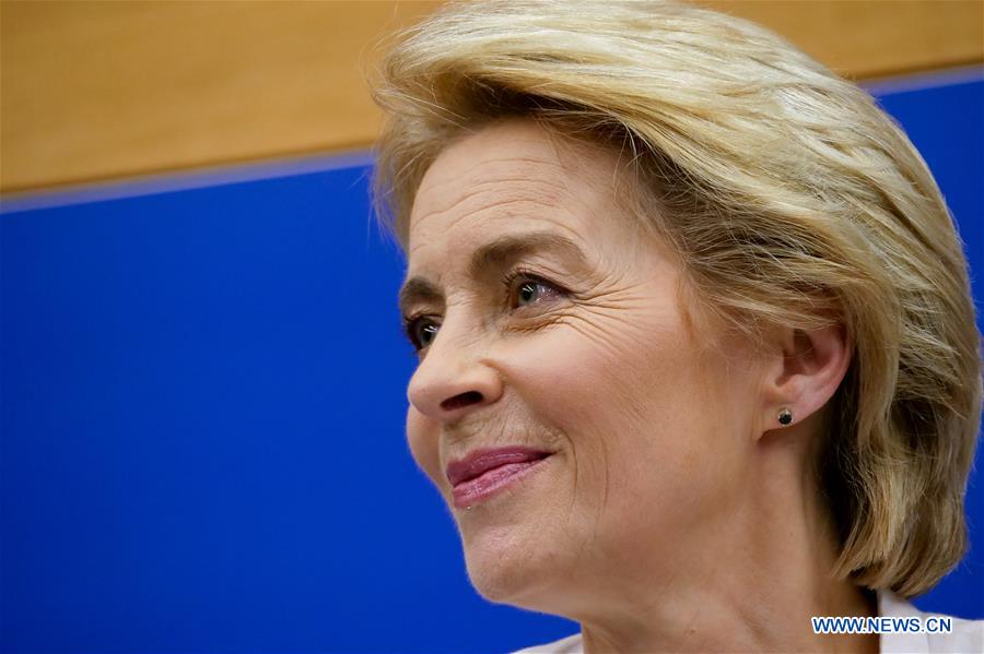 FRANCE-STRASBOURG-EUROPEAN COMMISSION-VON DER LEYEN-PRESIDENT-ELECT