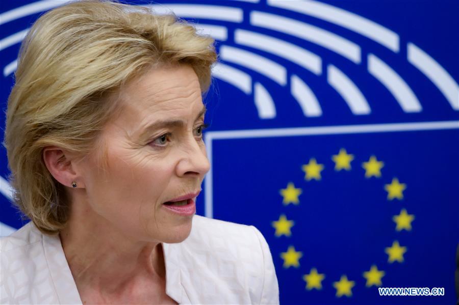 FRANCE-STRASBOURG-EUROPEAN COMMISSION-VON DER LEYEN-PRESIDENT-ELECT