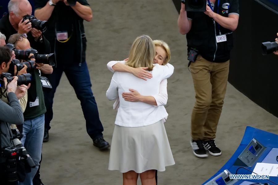 FRANCE-STRASBOURG-EUROPEAN COMMISSION-VON DER LEYEN-PRESIDENT-ELECT