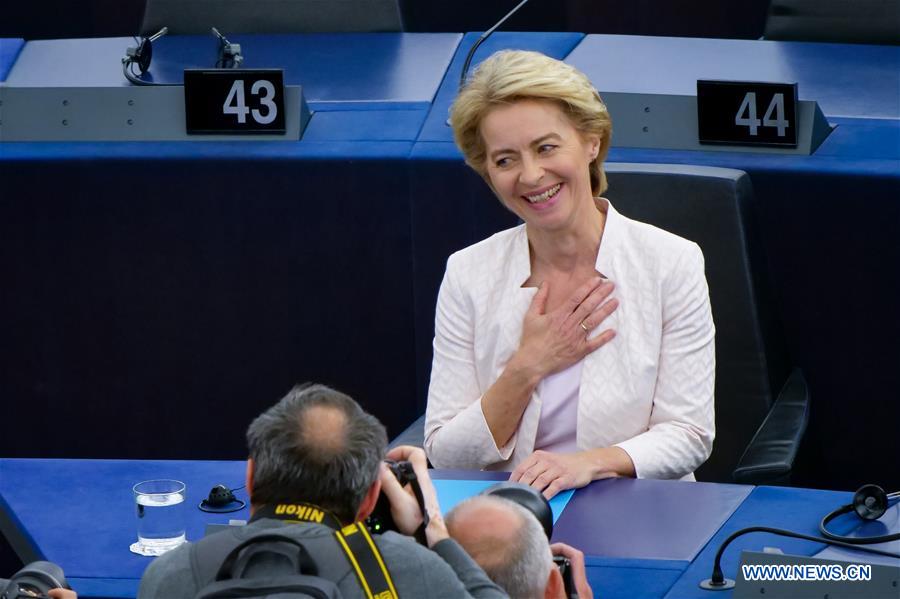 FRANCE-STRASBOURG-EUROPEAN COMMISSION-VON DER LEYEN-PRESIDENT-ELECT