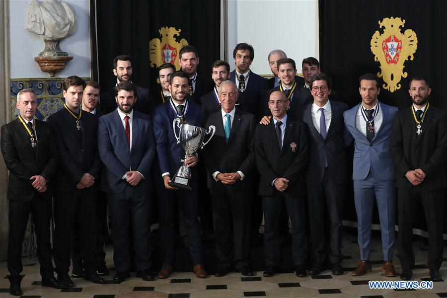 (SP)PORTUGAL-LISBON-NATIONAL ROLLER HOCKEY TEAM-PRESIDENT-AWARD